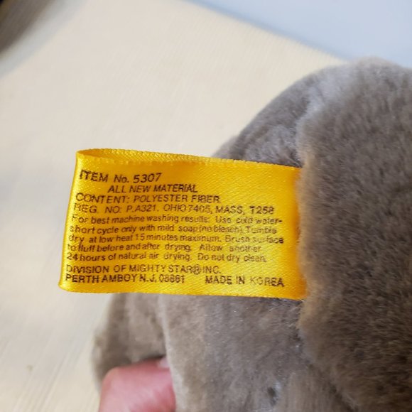 Vintage 1987 24K Polar Puff Koala Bear Special Effects Head Turns Fat Tummy 8 in - Picture 7 of 9